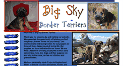Desktop Screenshot of borderterriers.biz
